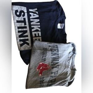 Boston Red Sox 2 shirt set excellent condition both shirts size small